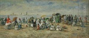 Beach Scene by Colin Campbell Cooper