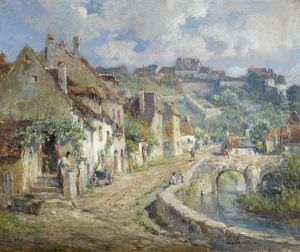 French Village by Colin Campbell Cooper