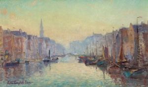 A Canal In Rotterdam