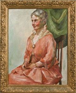 Portrait Of A Lady In Pink