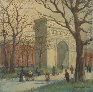 Washington Square Park by Colin Campbell Cooper
