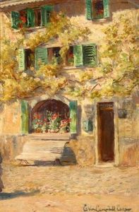 Flowered Villa by Colin Campbell Cooper