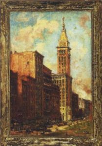 New York Cityscape by Colin Campbell Cooper