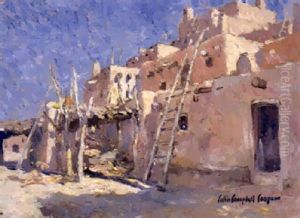 Adobe With Ladder