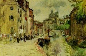 Canal In Venice by Colin Campbell Cooper