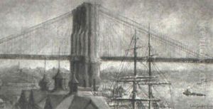 Brooklyn Bridge by Colin Campbell Cooper