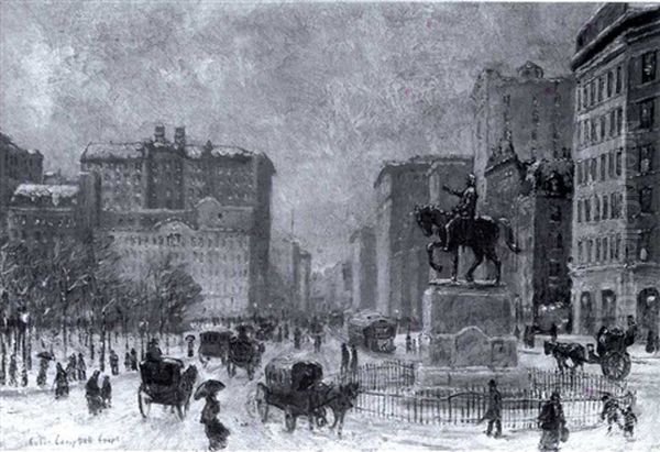 Winter Weather By The Plaza - view 1