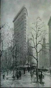 Madison Square: The Flatiron Building by Colin Campbell Cooper
