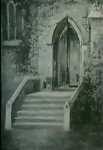 Views Of Church Door by Colin Campbell Cooper