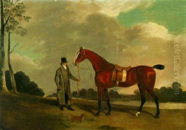 Sir Richard Talbot With A Hunter - view 1