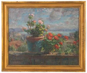Geraniums by Emma Lampert Cooper