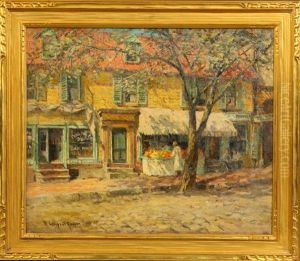 Fruit Stand, Salem Mass. by Emma Lampert Cooper