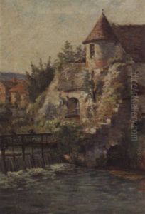 Mill In France by Emma Lampert Cooper