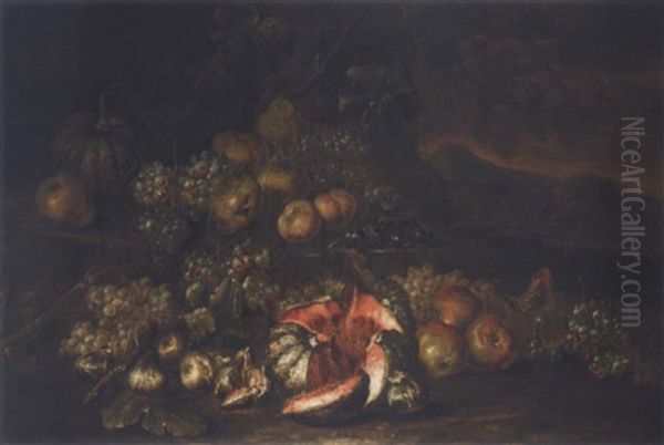 Still Life With Grapes, Figs And Pomegranates - view 1
