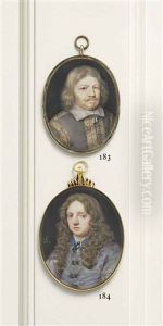 A Gentleman, In Gold-embroidered Grey Doublet And White Lawn Collar With Tassels, Fair Hair And Moustache A Gentleman, In Gold-embroidered Grey Doublet And White Lawn Collar With Tassels, Fair Hair And Moustache