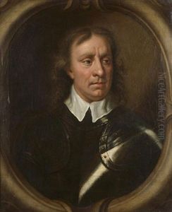 Portrait Of Oliver Cromwell, Half-length, Wearing Armour