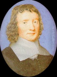 An Unfinished Portrait Of A Gentleman Wearing A Black Doublet, Sash And White Lawn Collar