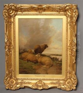 Sheep, Canterbury Meadows by Thomas Sidney Cooper