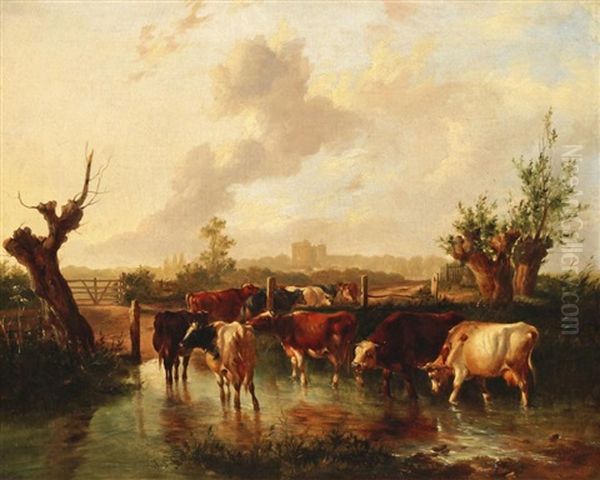 Landscape And View, Bingley Gate, Near Canterbury, (previously Titled Windsor Meadows) - view 1