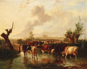 Landscape And View, Bingley Gate, Near Canterbury, (previously Titled Windsor Meadows)