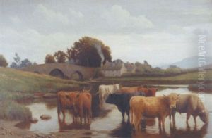 Morning On The Leith by William Sidney Cooper