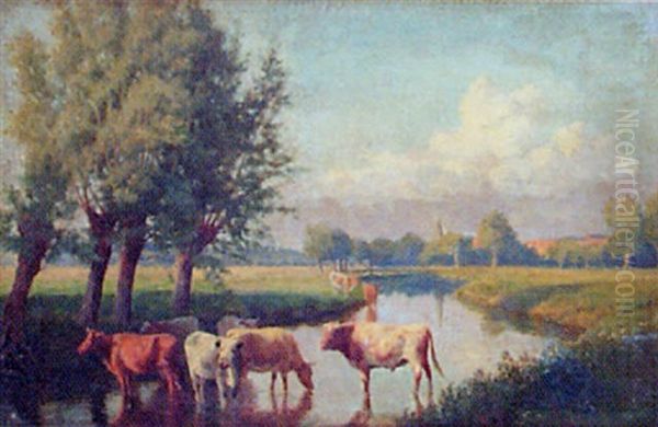 Cattle Watering - view 1