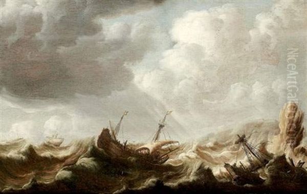 Marine Sur Une Cote Rocheuse - view 1