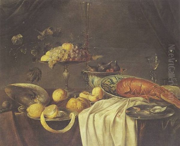 Nature Morte Aux Fruits Et Homard - view 1