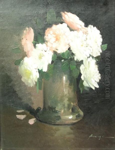 Vase With Roses - view 1