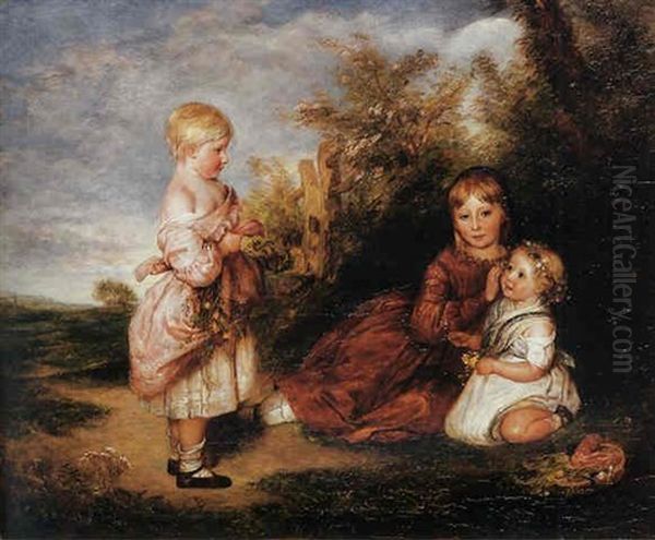 Portrait Of Margaret, May And Emily Atkinson - view 1