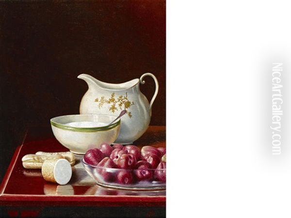 Still Life With Berries, Sugar, And Cream Pitcher - view 1