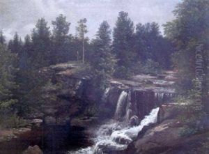 Great Falls Of The Lehigh River by George Cope