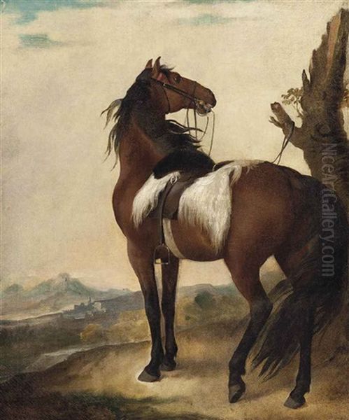 Colonel William Fitch"s Horse In A Landscape - view 1