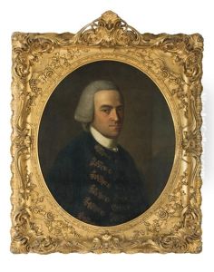 Portrait Of John Hancock, President Of The Continental Congress, First Signer Of The Declaration Of Independence And Governor Of Massachusetts by John Singleton Copley