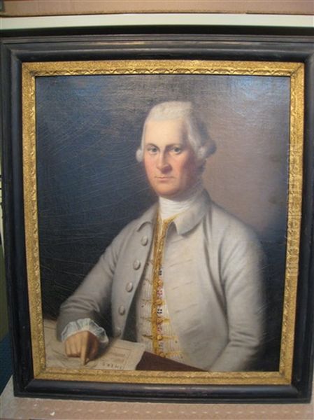 Portrait Of A Gentleman Said To Be Captain Benjamin Beale Of Quincy, Massachusetts - view 1