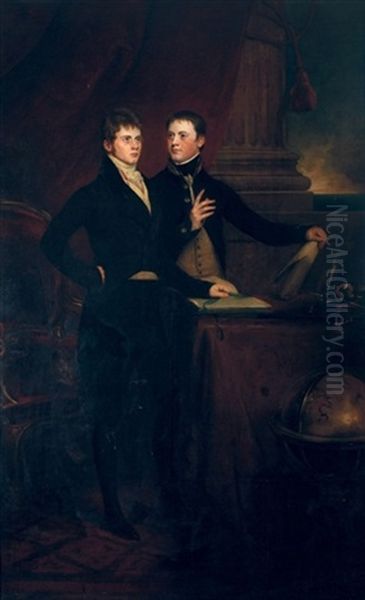 Portrait Of Edward Knatchbull, Later 9th Bt., With His Brother Norton Joseph Knatchbull - view 1