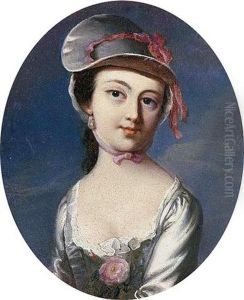 Portrait Of Mary Clarke, Mrs. Samuel Barret by John Singleton Copley