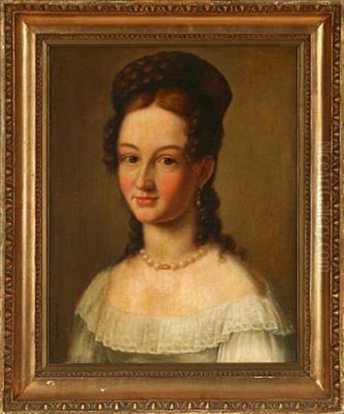 Portrait Of Laura Susanne Storch, Nee Baggesen - view 1