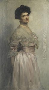 Portrait Of Miss Bonham Carter by Frank Thomas Copnall