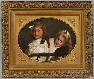 Two Girls by Frank Thomas Copnall
