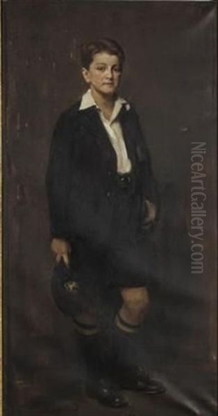 Portrait Of Branmont James Pearce As The Blue Boy - view 1