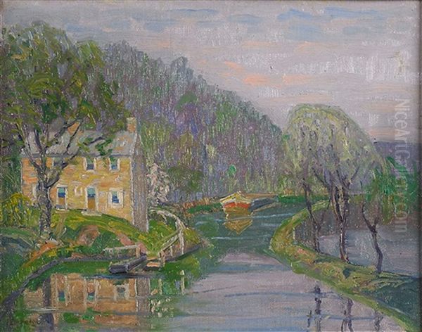 Untitled (grandpop Young's House On The Canal In Lumberville) - view 1