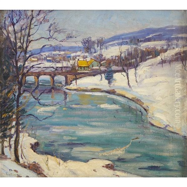 Bridge In Winter - view 1