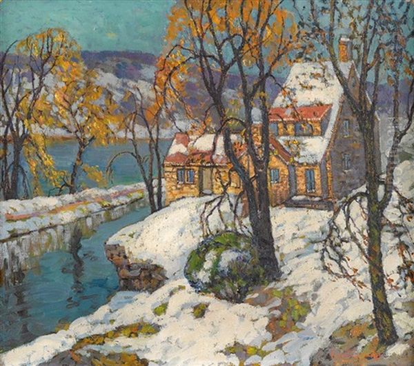 Yellow House On The Delaware - view 1