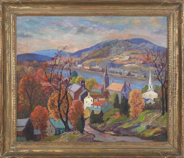 Autumn From Music Circus Hill, Lambertville - view 1