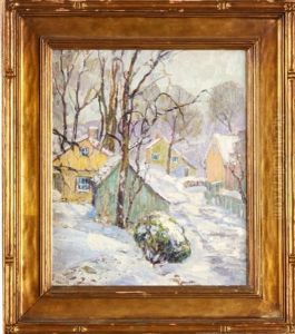 The Village Road by Fern Isabel Coppedge