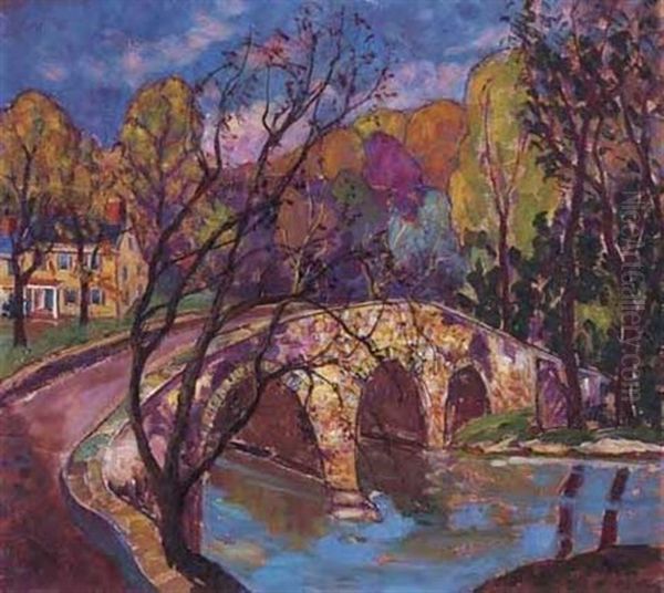 Stoney Creek Bridge, Princeton, New Jersey - General Mercer Bridge - view 1