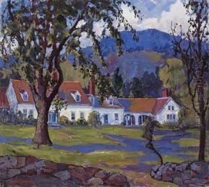 The House With The Red Roof by Fern Isabel Coppedge