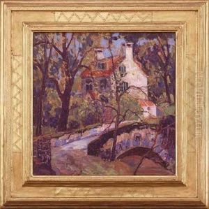 The Old Stone Bridge by Fern Isabel Coppedge