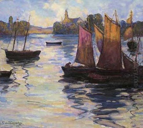 Evening At Vollendam - view 1